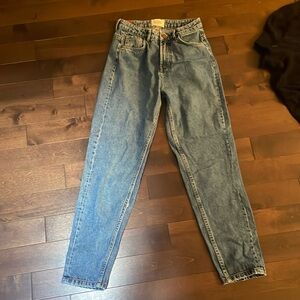 Zara Blue Mom Jeans